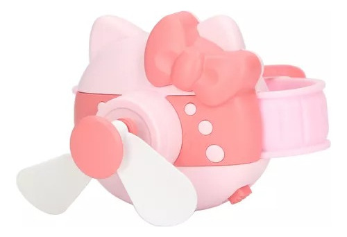 Ventilador Reloj Pulsera Usb Silencioso Ajustable Kitty Mini