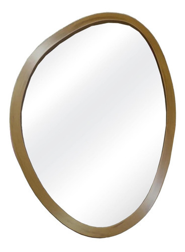 Espelho Decorativo Orgânico Freijó 58x70 Cm