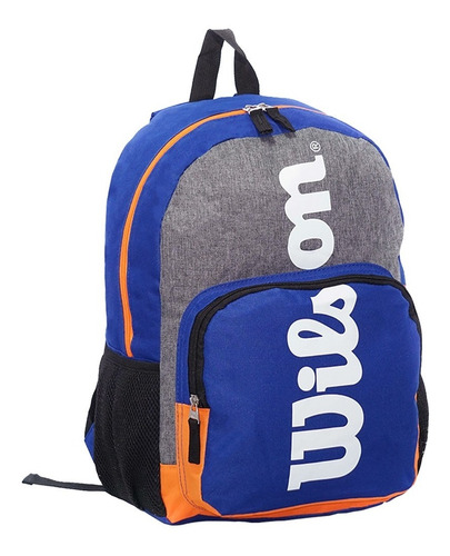 Imagen 1 de 7 de Mochila Wilson Porta Notebook Deportes Gym Reforzada Urbana