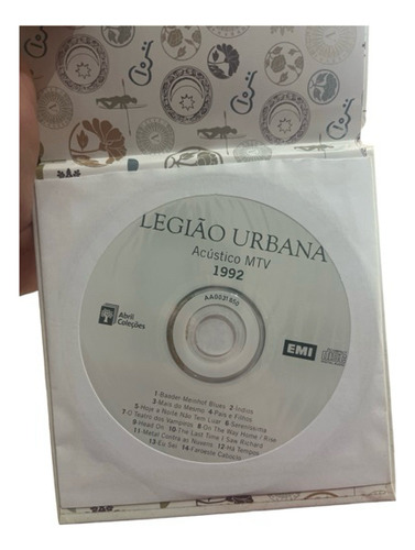 Cd Legião Urbana - Acústico Mtv (coleção Abril)