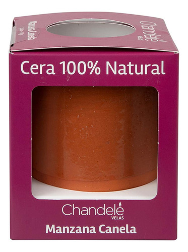 Vela Chandelé Aromatizante Vaso Manzana Canela