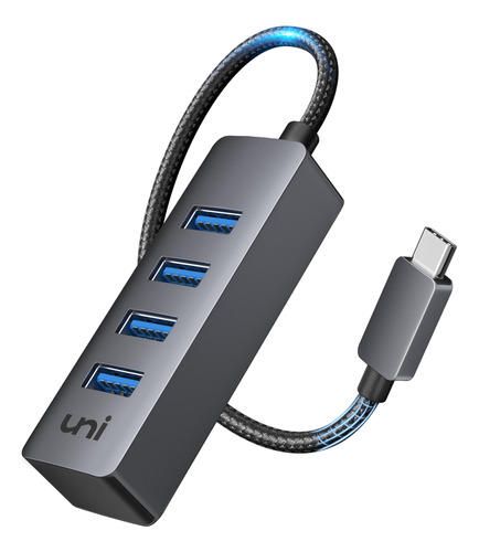 Usb C A Usb Hub De 4 Puertos, Adaptador Multipuerto Usb 3.0 