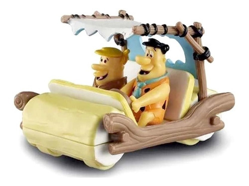 Hot Wheels Elite One Flintmobile Fred Flintstone Barney 1:50