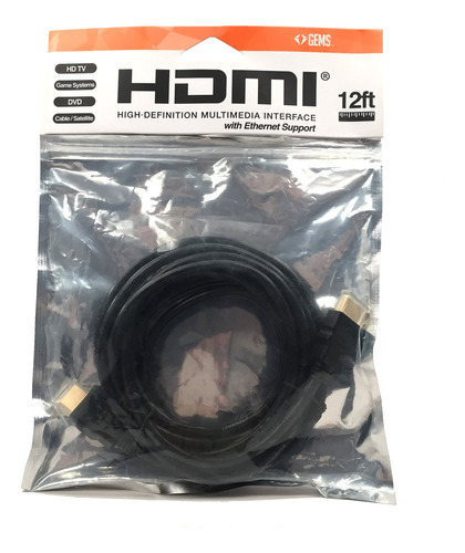 Gema 12 ft Cable Hdmi Velocidad Para 4 k Ethernet 3d