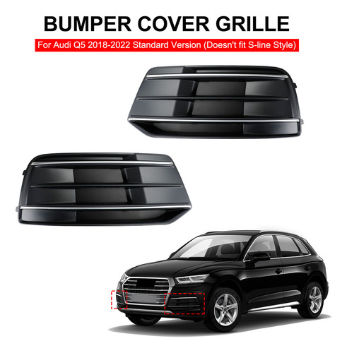 Parrilla Delantera Parrilla For Audi Q5 2018-2022, 2 U