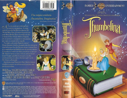 Thumbelina Vhs Importado En Ingles