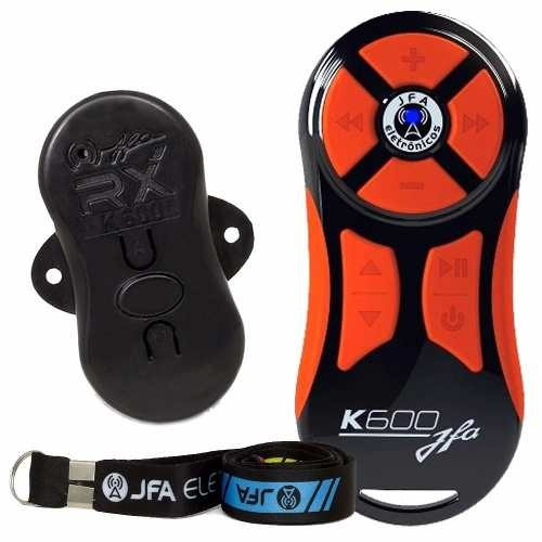 Kit 2 Controle Remot Longa Distancia Jfa K600  Preto Laranja