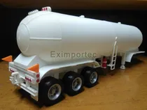Comprar 1:32 Escala Remolque Salchicha Pipa Gas Lp Triple Eje Traile Blanco