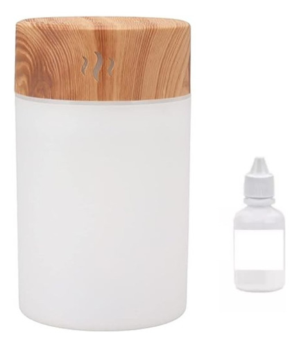 Humidificador Difusor De Aromas Tapa Madera + Esencia  