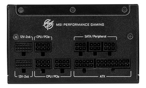 Fuente De Poder 1000w Msi Mpg A1000gs 80 Plus Gold Modular