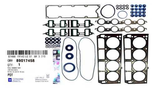 Juego Empacadura Superior Silverado Rey Camion 6.0 2011-2023