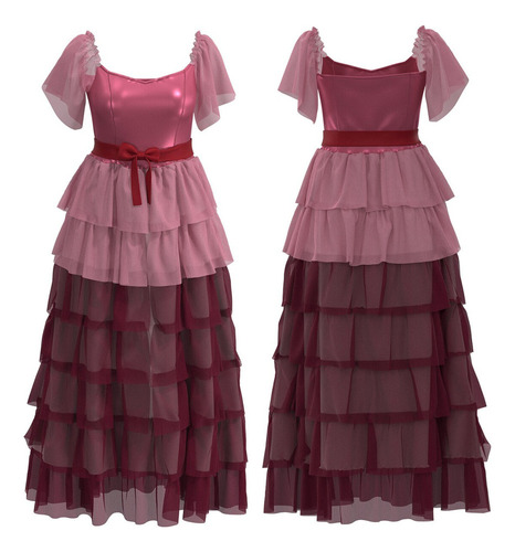 Disfraz De Baile Granger Para Mujer, Vestido Rosa De Hermion