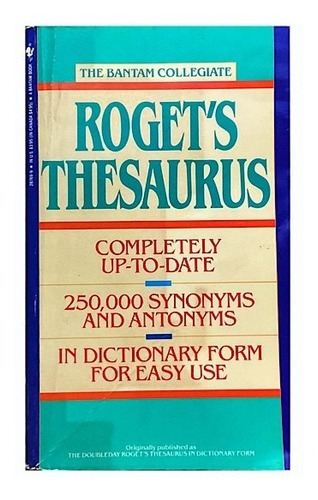 Libro Roget S Thesaurus