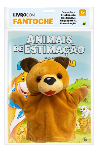 Livro Com Fantoche: Animais De Estimação, De Todolivro. Editora Brasileitura, Capa Mole Em Português