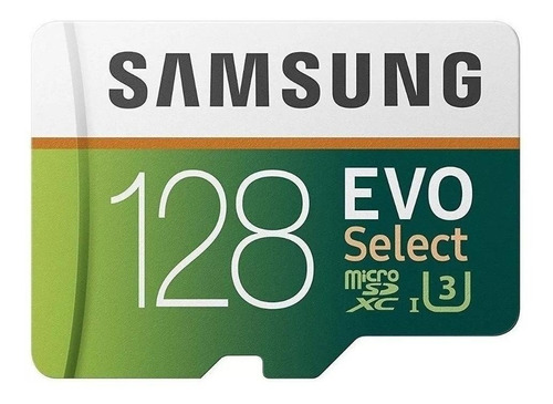 Cartão de memória Samsung MB-ME128GA/AM  Evo Select com adaptador SD 128GB