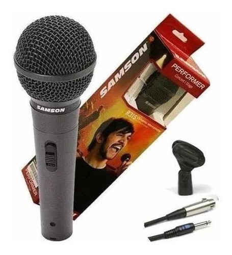 Microfono Samson Con Cable Y Pipeta Performer R31s Vocal