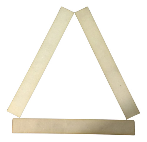 Listón De Madera 5 Mm Para Artesanía 28 X 3,5cm X 10