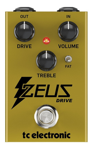 Pedal Dinámico Overdrive Boost Con Switch Tc Electronic Zeus