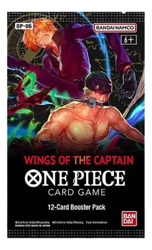 One Piece Tcg Wings Of The Captain Booster Op 6 - Ingles  