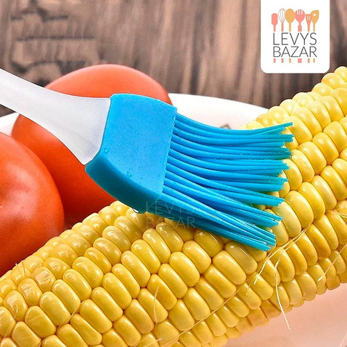 Imagen 9 de 9 de Set Reposteria Espatula + Pincel + Batidor Silicona Cocina