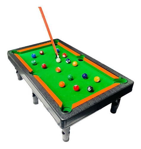 Mesa De Bilhar Real Sinuca Infantil Portátil Kit Completo
