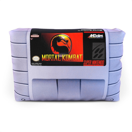 Cojín Snes Mortal Kombat 30x20cm Vudú Love