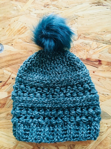 Green Beanie - Gorro Tejido Crochet