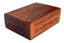 Comprar Joyeros - Caja De Almacenamiento De Recuerdos De Madera Hech
