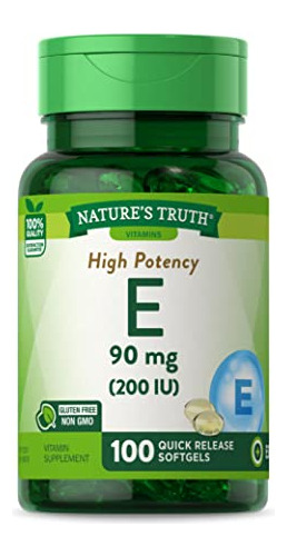 La Verdad De La Naturaleza Vitamina E Cápsulas 200 Iu B5llq