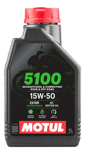 Aceite Motul Semisintetico 5100 4t 15w50 1lt 