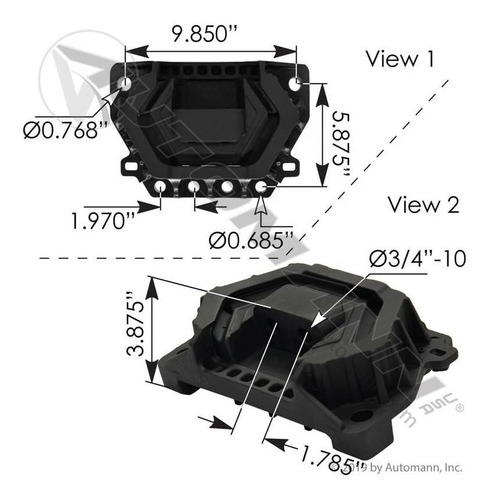Soporte Trasero De Motor Columbia, Cascadia Oem J-261852-3