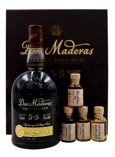 Ron Dos Maderas 5 + 5 P X Sistema De Solera Origen España.