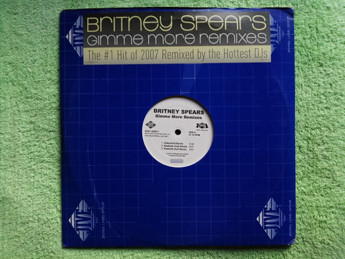 Eam Lp Vinilo Doble Britney Spears Gimme More Remixes 2007