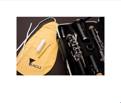 Clarinete Eagle Sib 17 Chaves -- Sistema Boehm Cl04n - C/ Nf