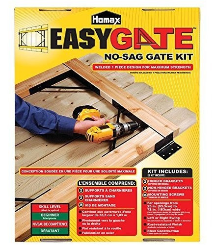 Kit De Soportes Easygate Homax 80099 De Acero Sin Hundimient