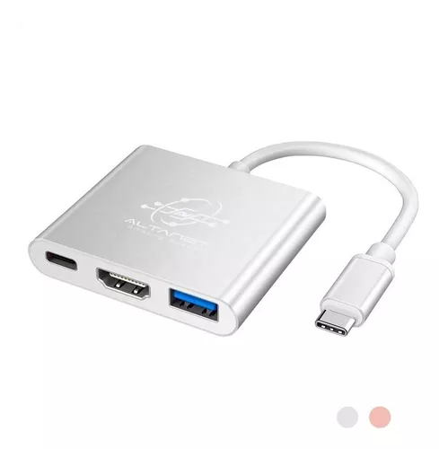 Adaptador Hub Usb C A: Usb 3.0 / Hdmi / Usb C - Pc O Mac