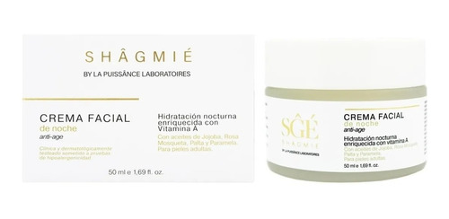 La Puissance Shagmie Crema Facial Noche Hidratante Anti Age