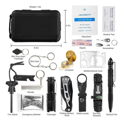 Kit De Supervivencia Militar Al Aire Libre Herramientas De