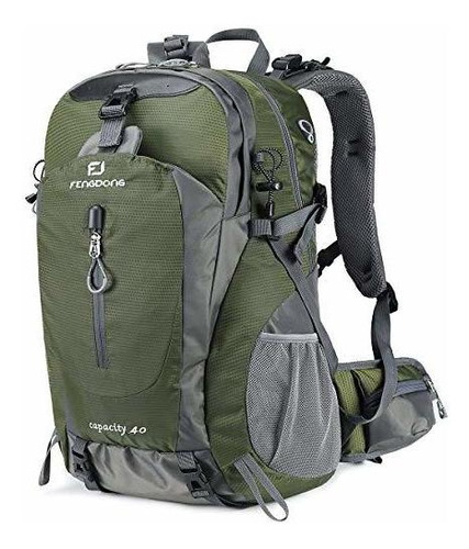 Mochila Impermeable Para Senderismo - 40 L Verde.