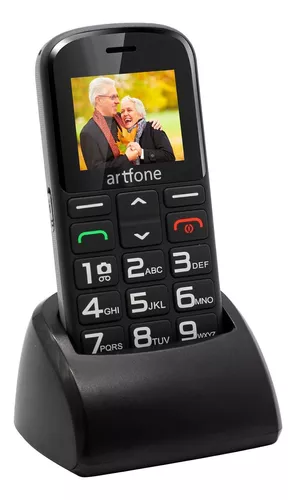 Teléfono celular para personas mayores desbloqueado, botón grande Dual SIM  Senior, teléfono móvil fácil de usar con batería de gran capacidad