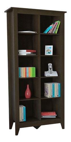 Biblioteca Esential Classic Rta 180 X 86,5 X 40,7 Wengue Color Marrón Oscuro