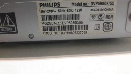Dvd Philips Dvp5980k/55 Usb Hdmi Karaoke