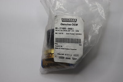 Hobart Solenoid Valve 110-120v 3/8 Npt 00-271006-00001 Ttq