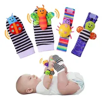 Comprar 4 Piezas Calcetines Sonajero Y Pulsera, Sonajeros De Muñeca