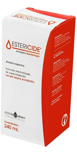 Estericide Antisépticos Bucofaríngeo 240ml