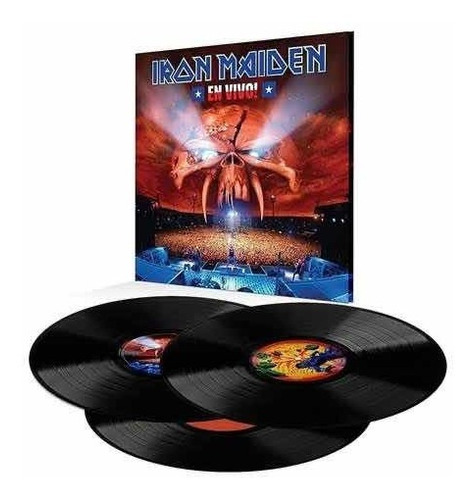 Iron Maiden - En Vivo! (vinilo Triple Nuevo Y Sellado)