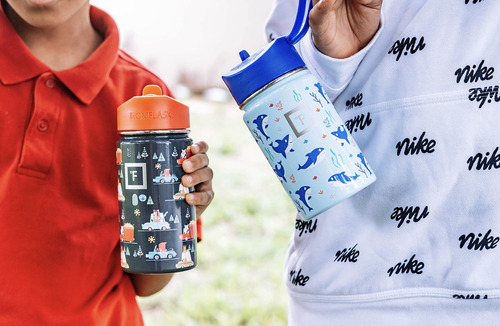 Botella De Agua Para Niño Capacidad 10 Onzas Pulpo Increibl