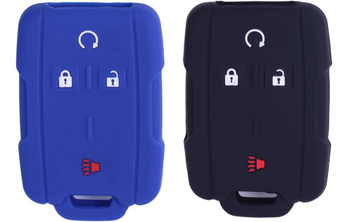 2pcs Sillicone Key Fob Skin Key Cover Remote Case Prote...