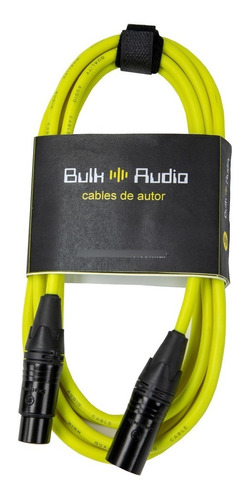Cable De Audio Xlr - Xlr Balanceado - Bulkaudio ( Mic-n) 6m.