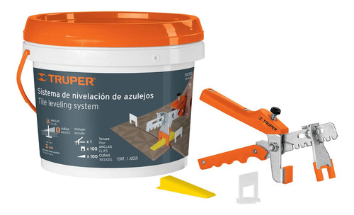 Kit Niveladores De Azulejo Baldosas 100 Anclas Cuñas + Pinza